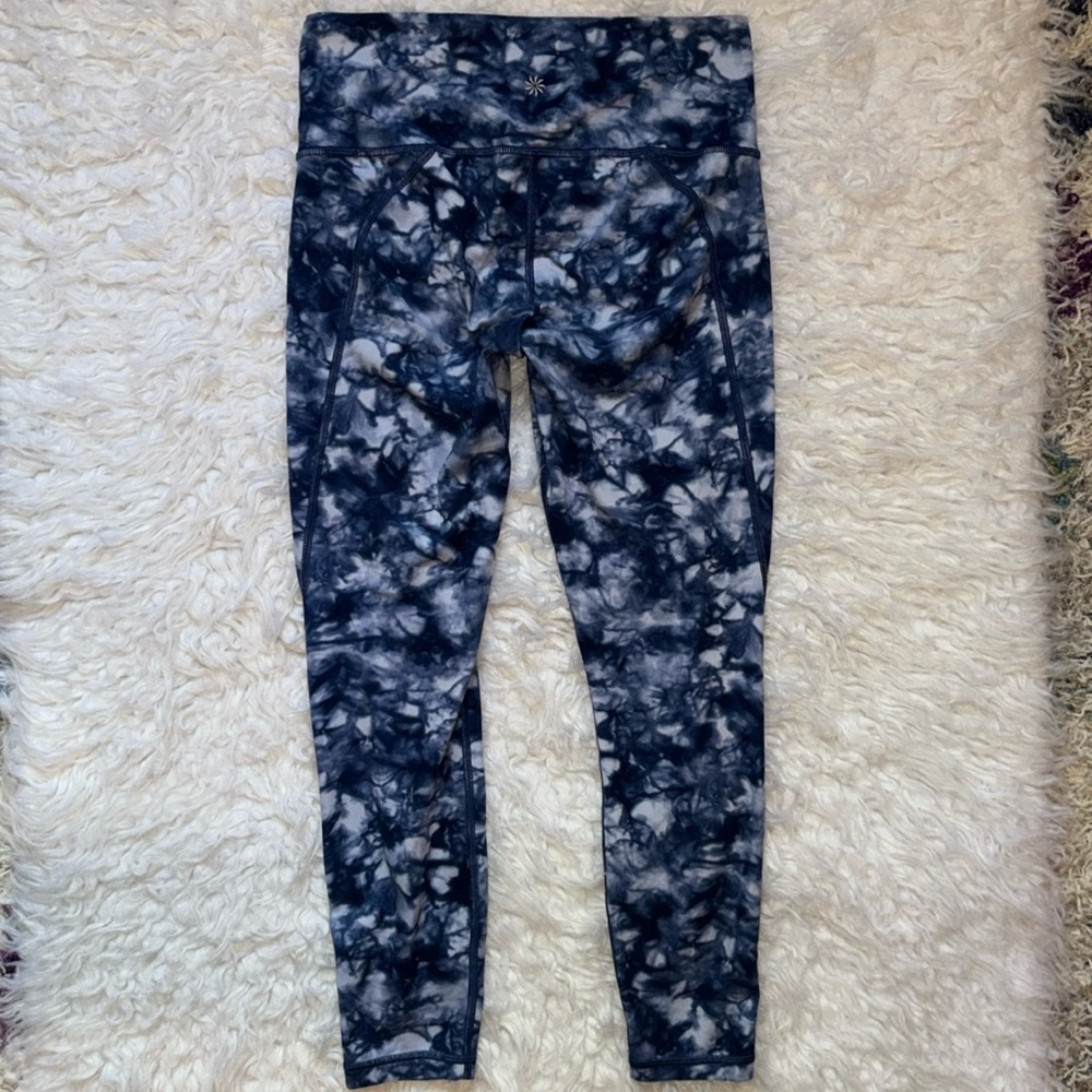 Athleta Chaturanga High Rise Floral Crush 7/8 Tights, Size S - Picture 7 of 16